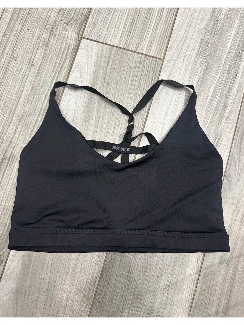 Nike Dri-FIT Black Sports Bra Medium